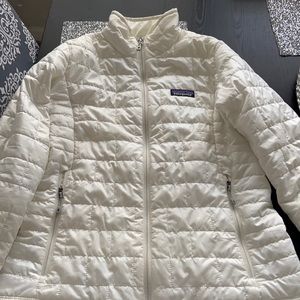 White Patagonia jacket